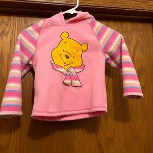 Disney Pink and Yellow Winnie the Pooh Sweatshirt
